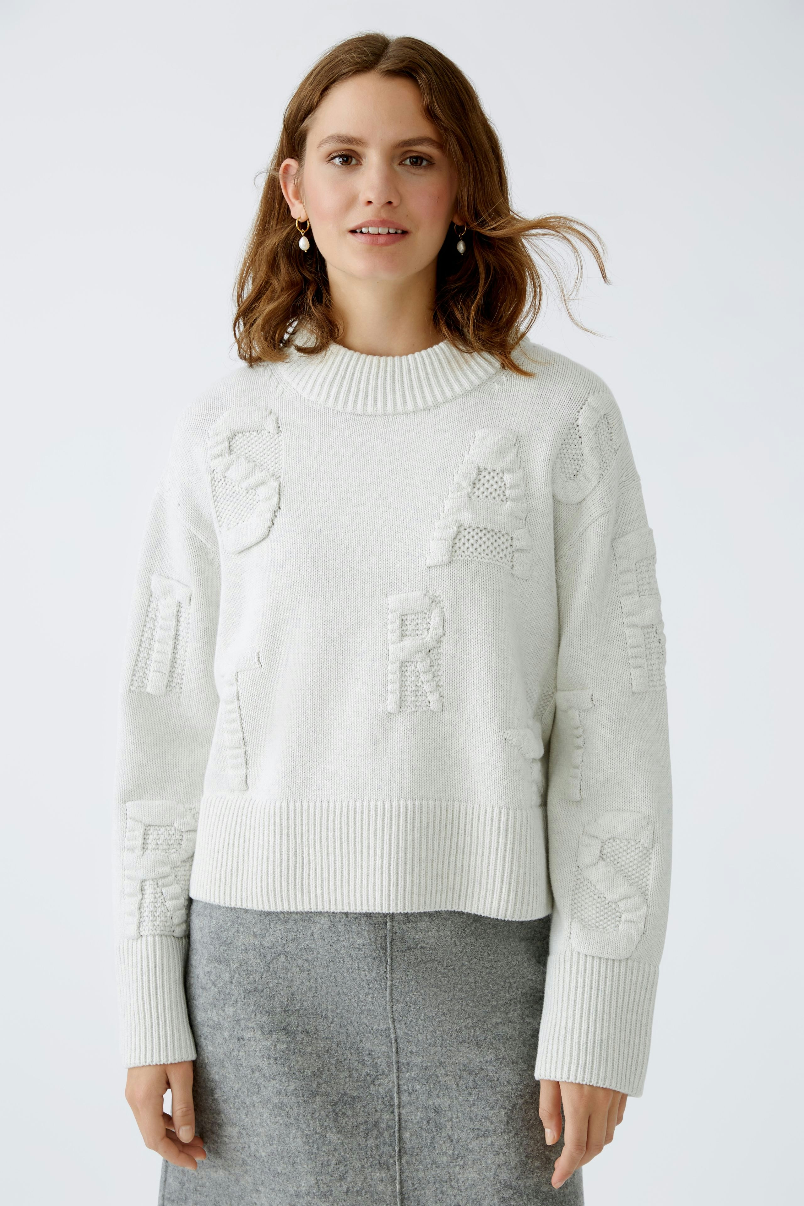 Bild 3 von pullover - very light grey in very light grey | Oui