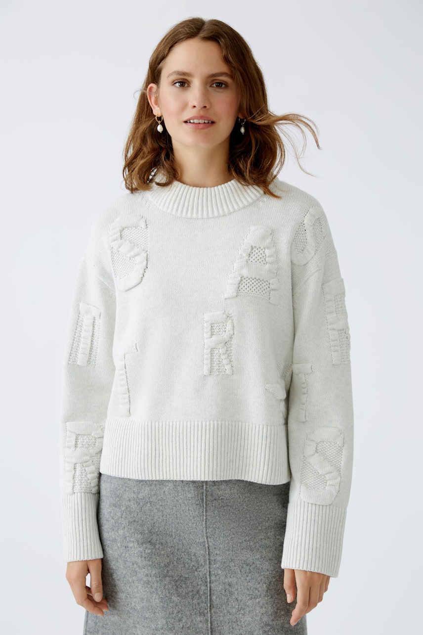 Bild 3 von Pullover - very light grey in very light grey | Oui