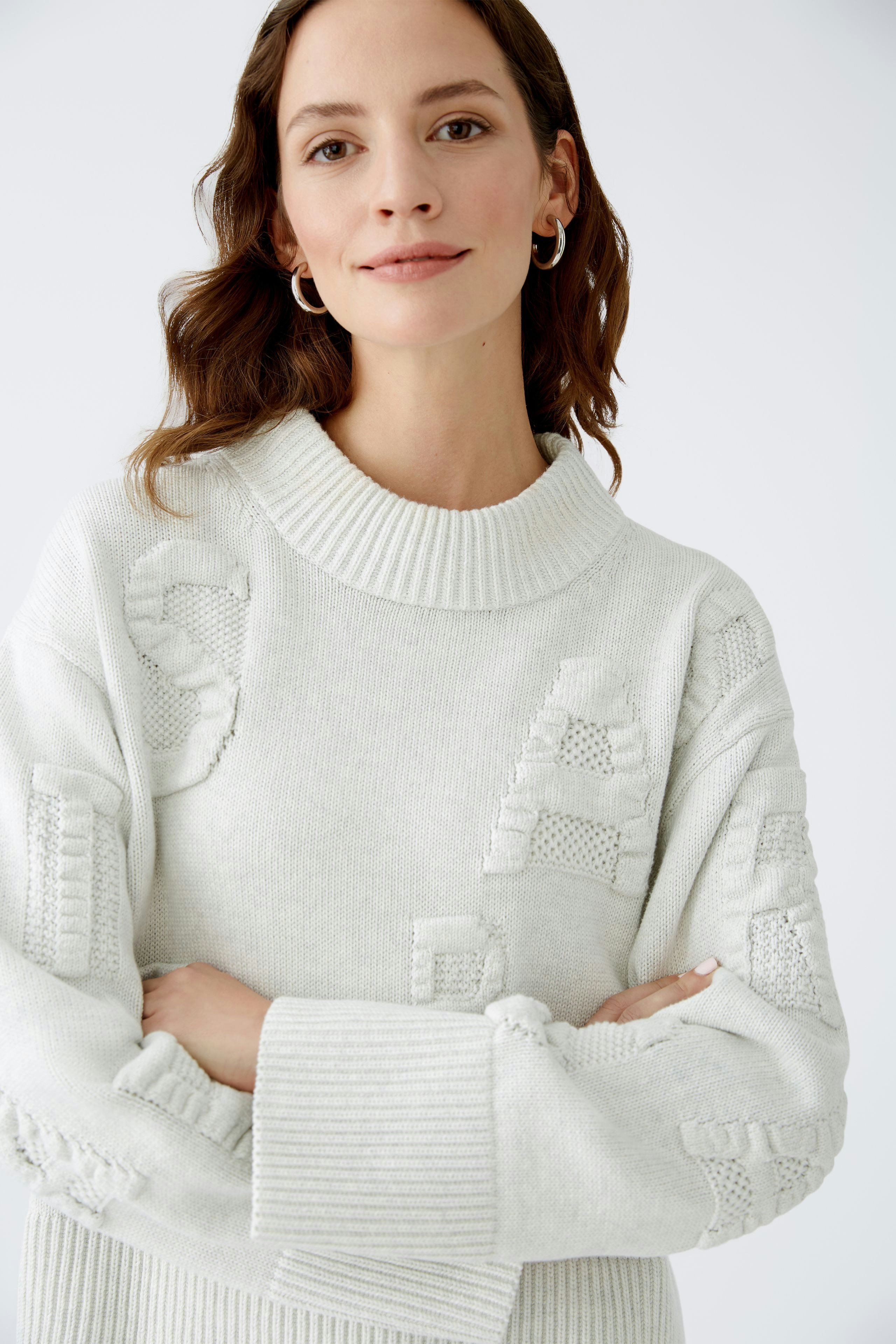 Bild 5 von pullover - very light grey in very light grey | Oui