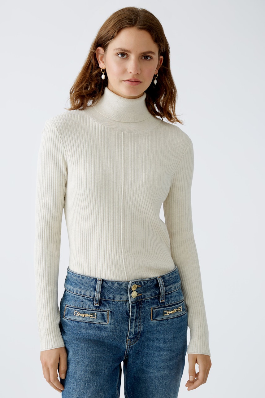 Bild 3 von Turtleneck pullover - offwhite in offwhite | Oui