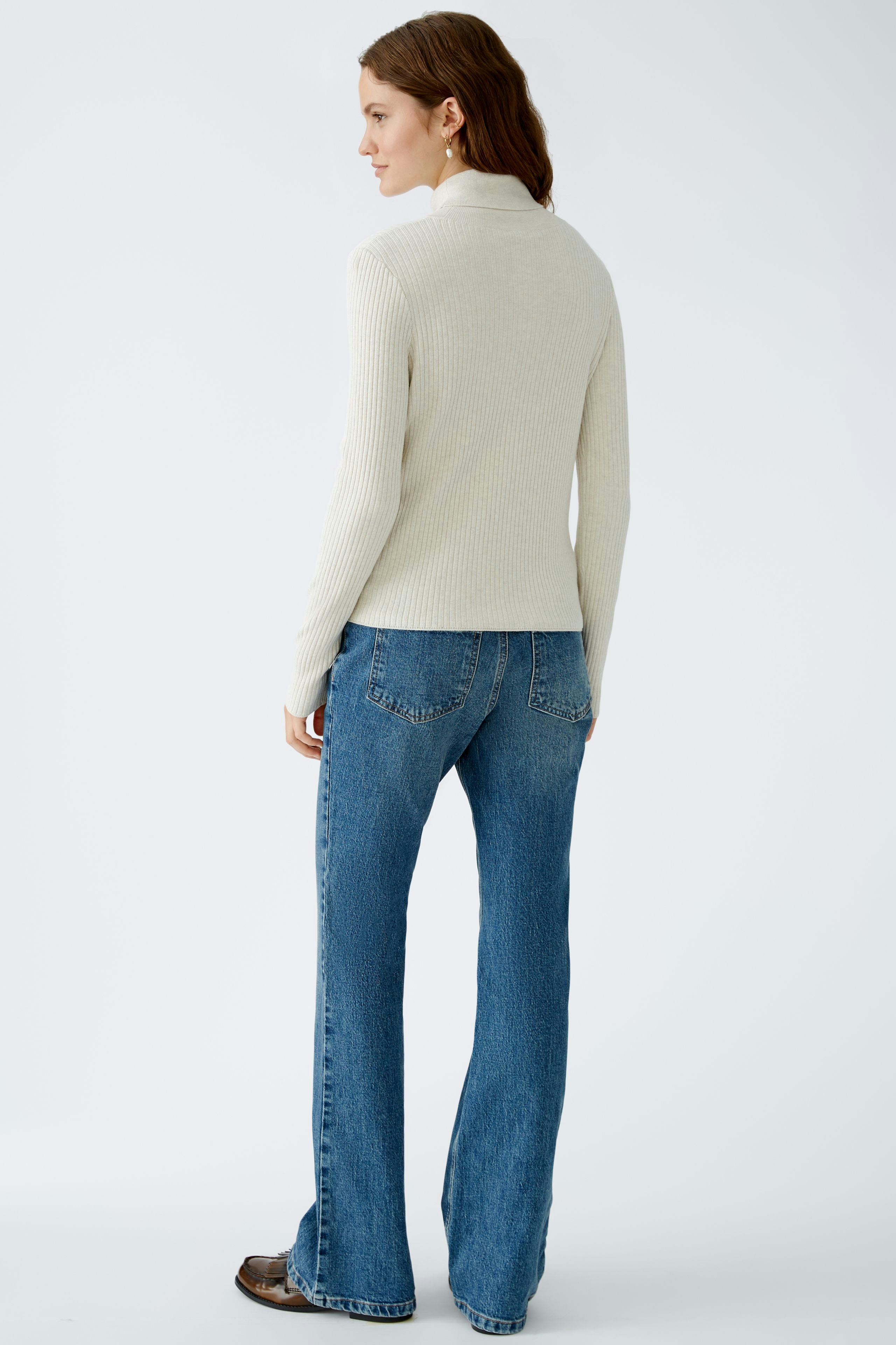 Bild 4 von Rollkragenpullover - offwhite in offwhite | Oui