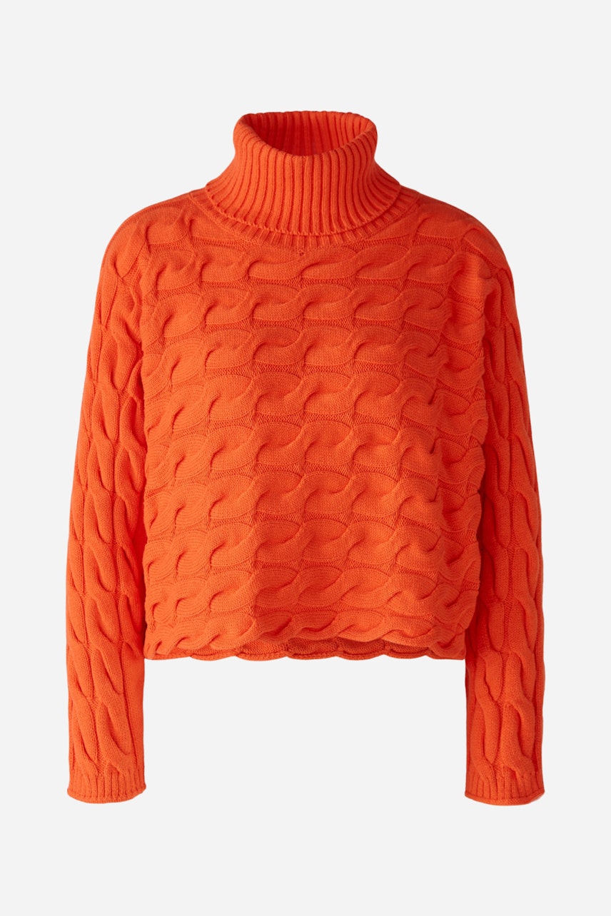 Bild 6 von Turtleneck pullover - cherry tomato in cherry tomato | Oui