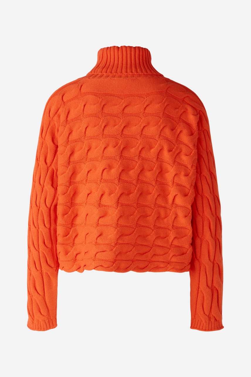 Bild 7 von Turtleneck pullover - cherry tomato in cherry tomato | Oui