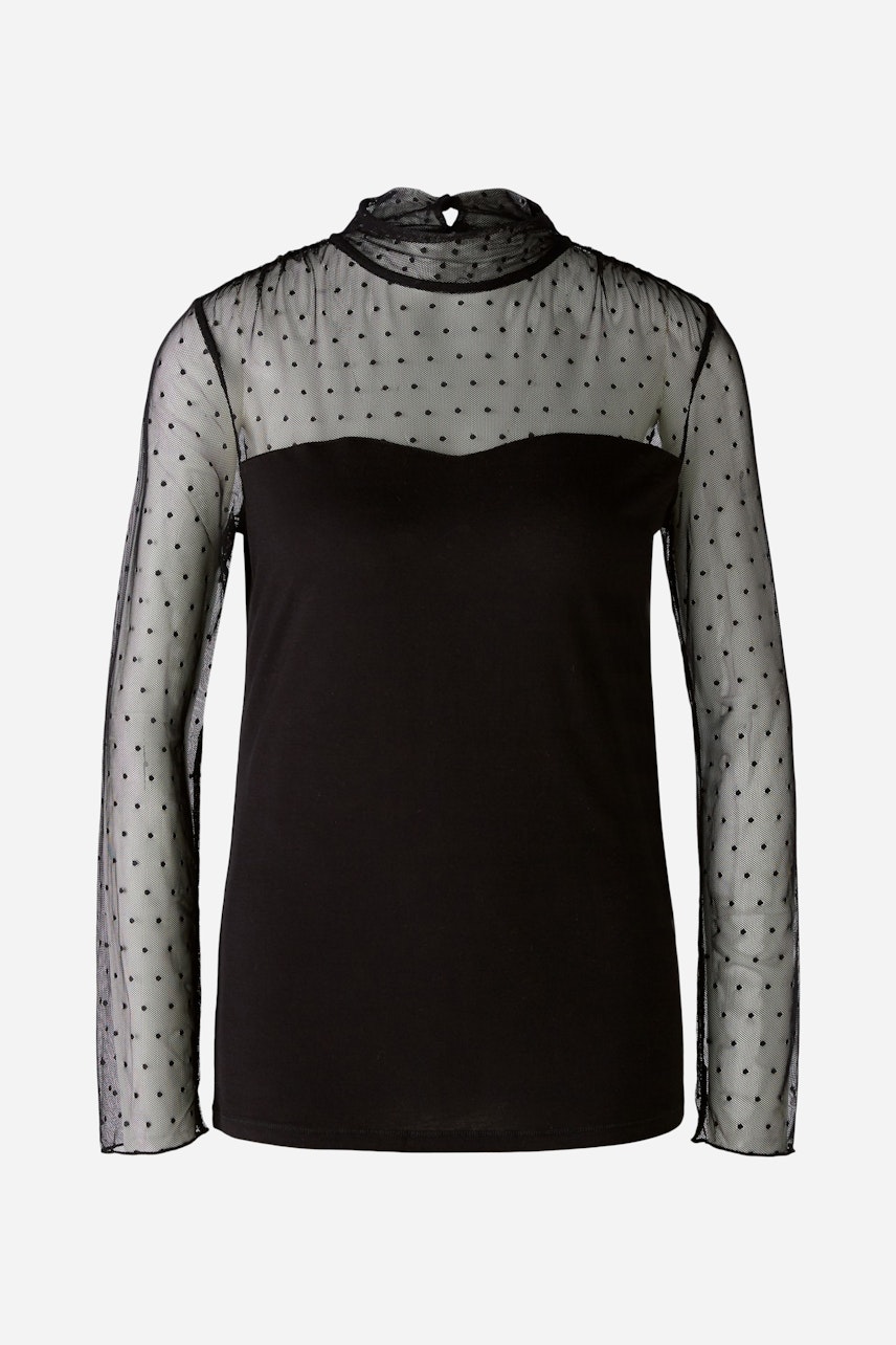 Bild 5 von Long-sleeved shirt - black in black | Oui