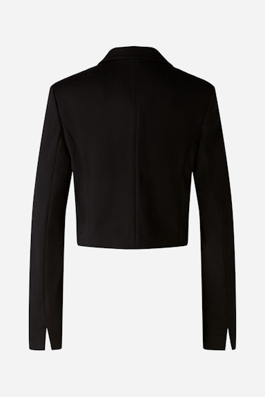 Bild 7 von Jersey blazer cropped in black | Oui