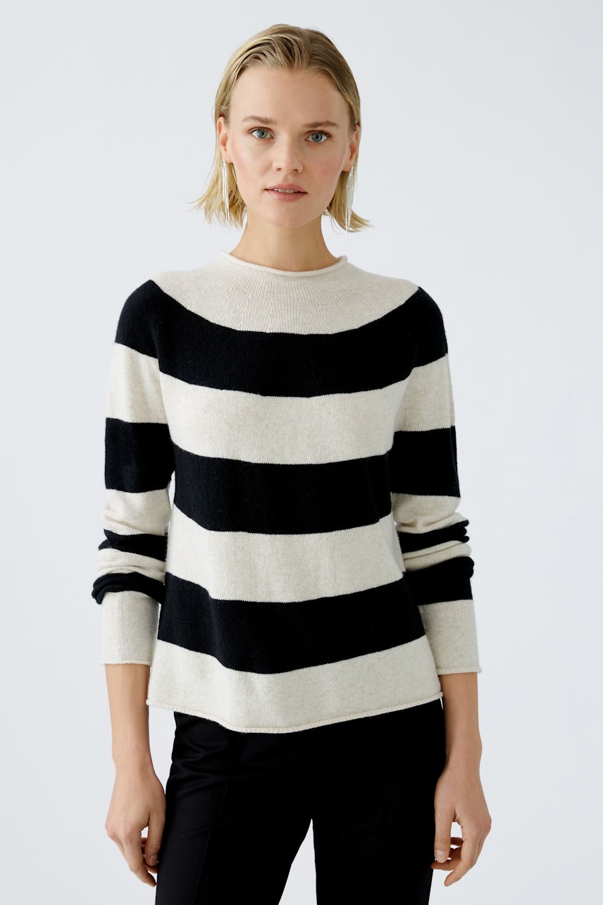 Bild 1 von Pullover - black offwhite in black offwhite | Oui