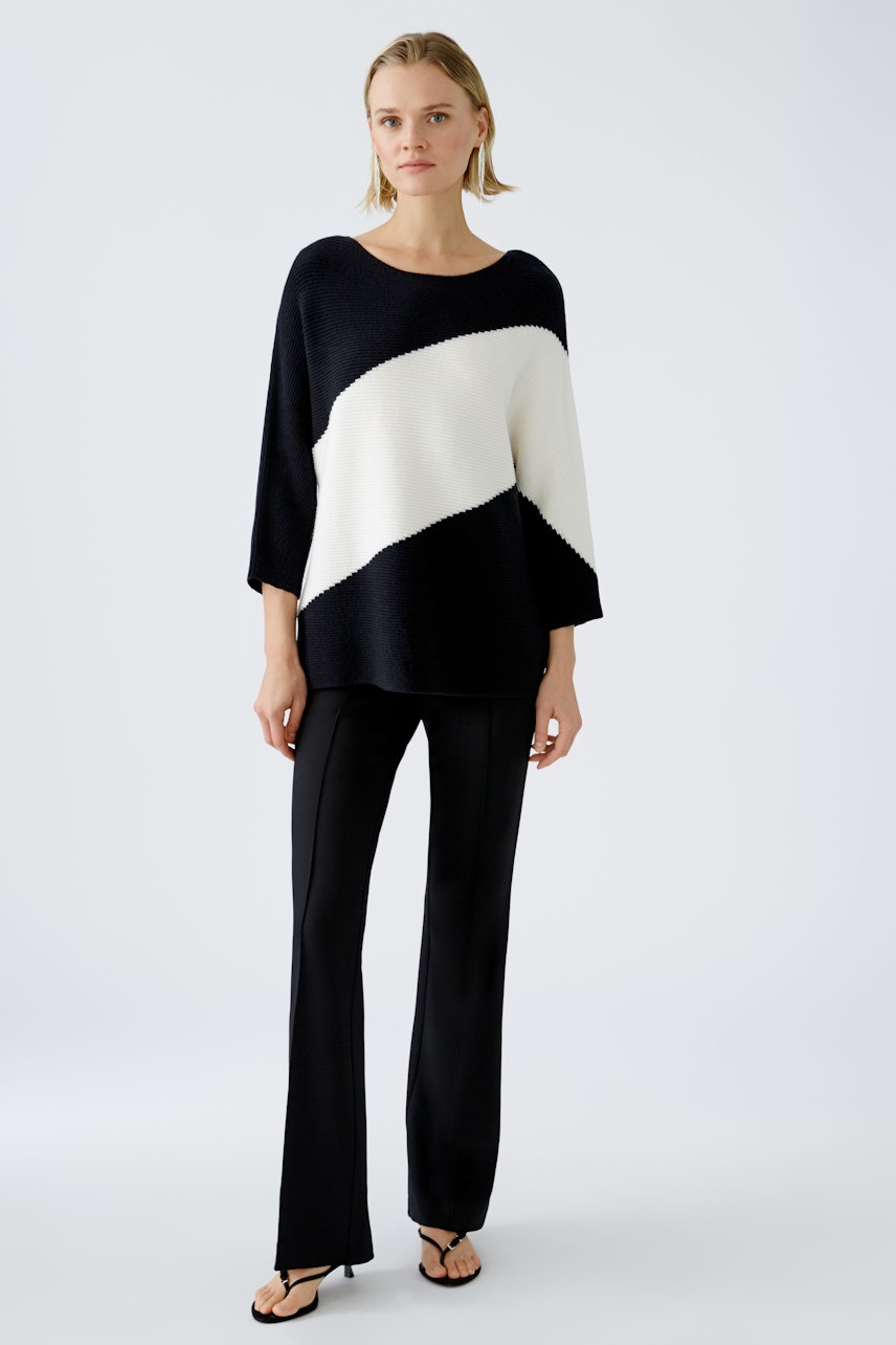 Bild 1 von Pullover - black offwhite in black offwhite | Oui