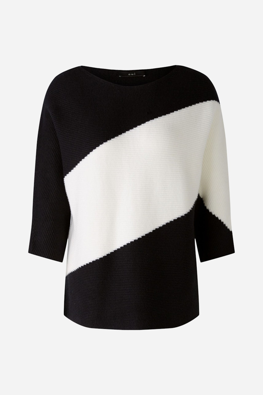 Bild 6 von Pullover - black offwhite in black offwhite | Oui