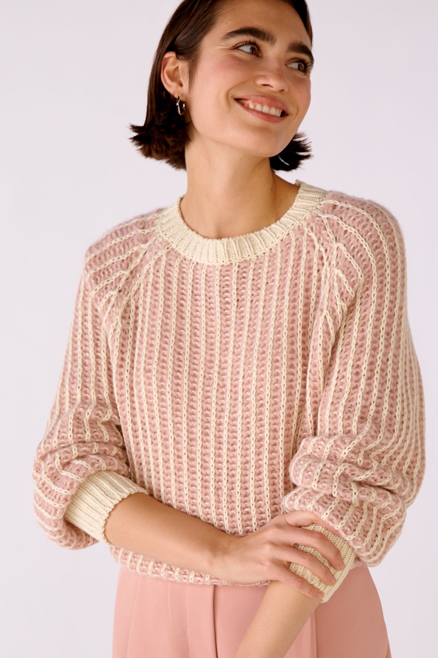 Bild 6 von Knitted pullover - rose white in rose white | Oui