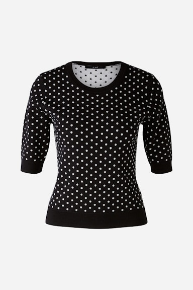 Bild 7 von Pullover viscose blend in black offwhite | Oui