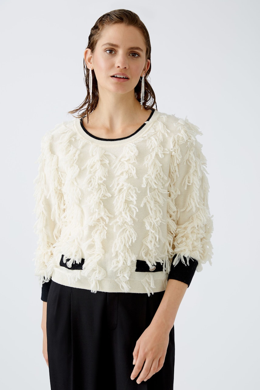 Bild 2 von Pullover - offwhite black in offwhite black | Oui