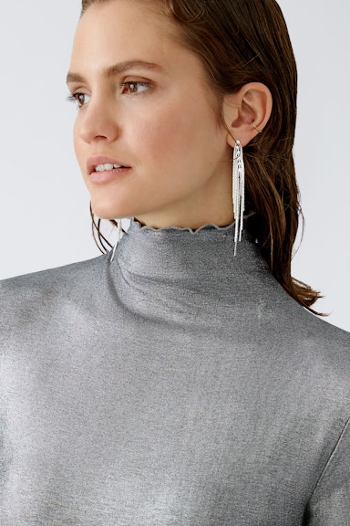 Bild 4 von Long-sleeved shirt - grey silver in grey silver | Oui