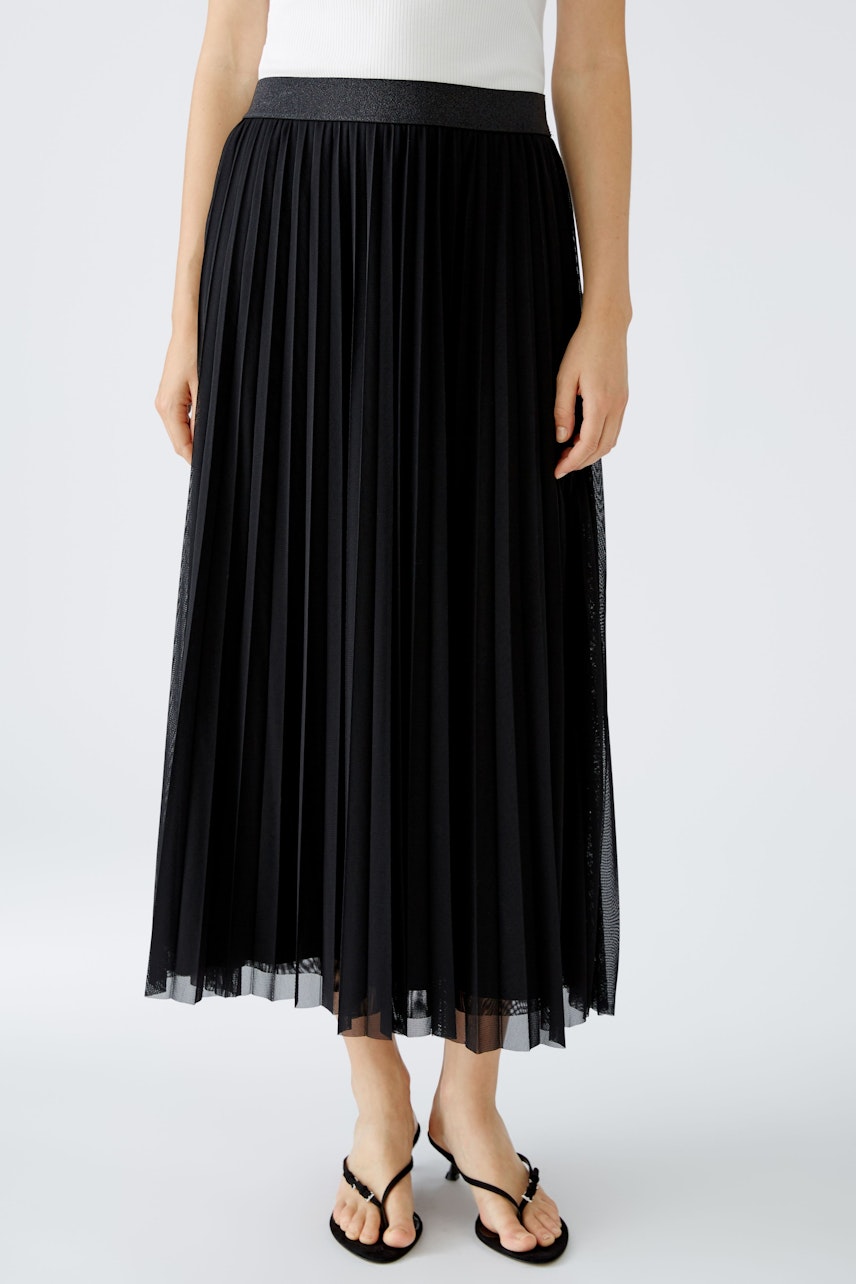 Bild 2 von Maxi skirt - black in black | Oui