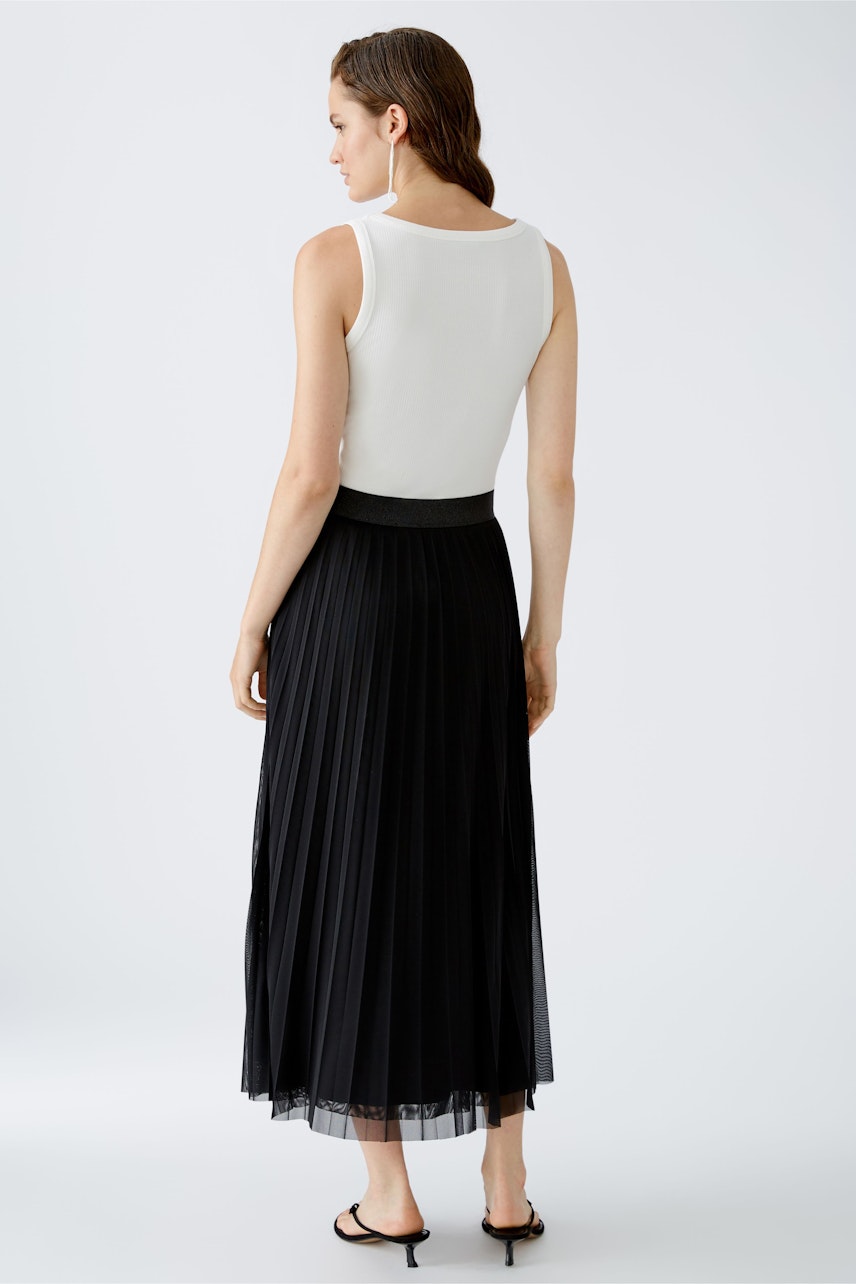 Bild 3 von Maxi skirt - black in black | Oui