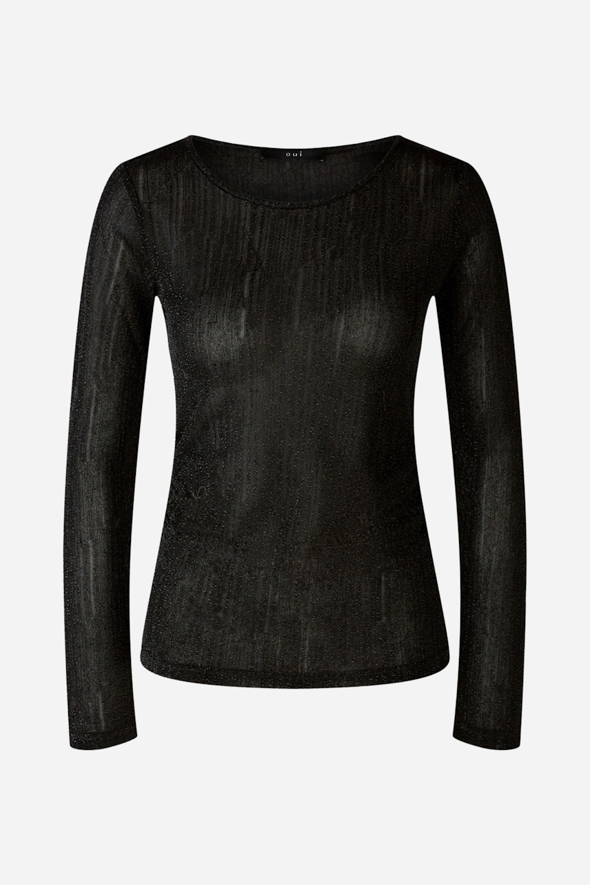 Bild 6 von Long-sleeved shirt - black in black | Oui