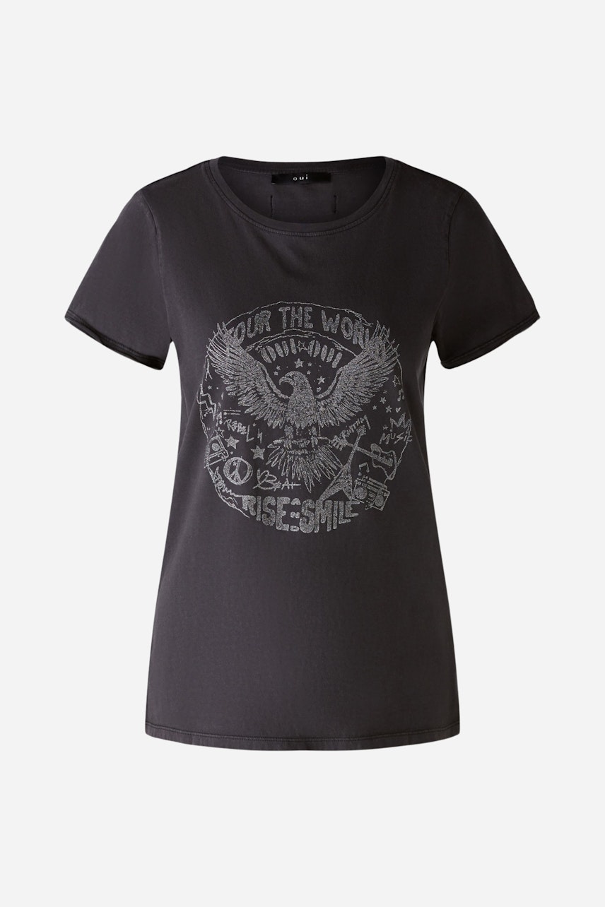 Bild 6 von T-shirt - washed out blac in washed out blac | Oui