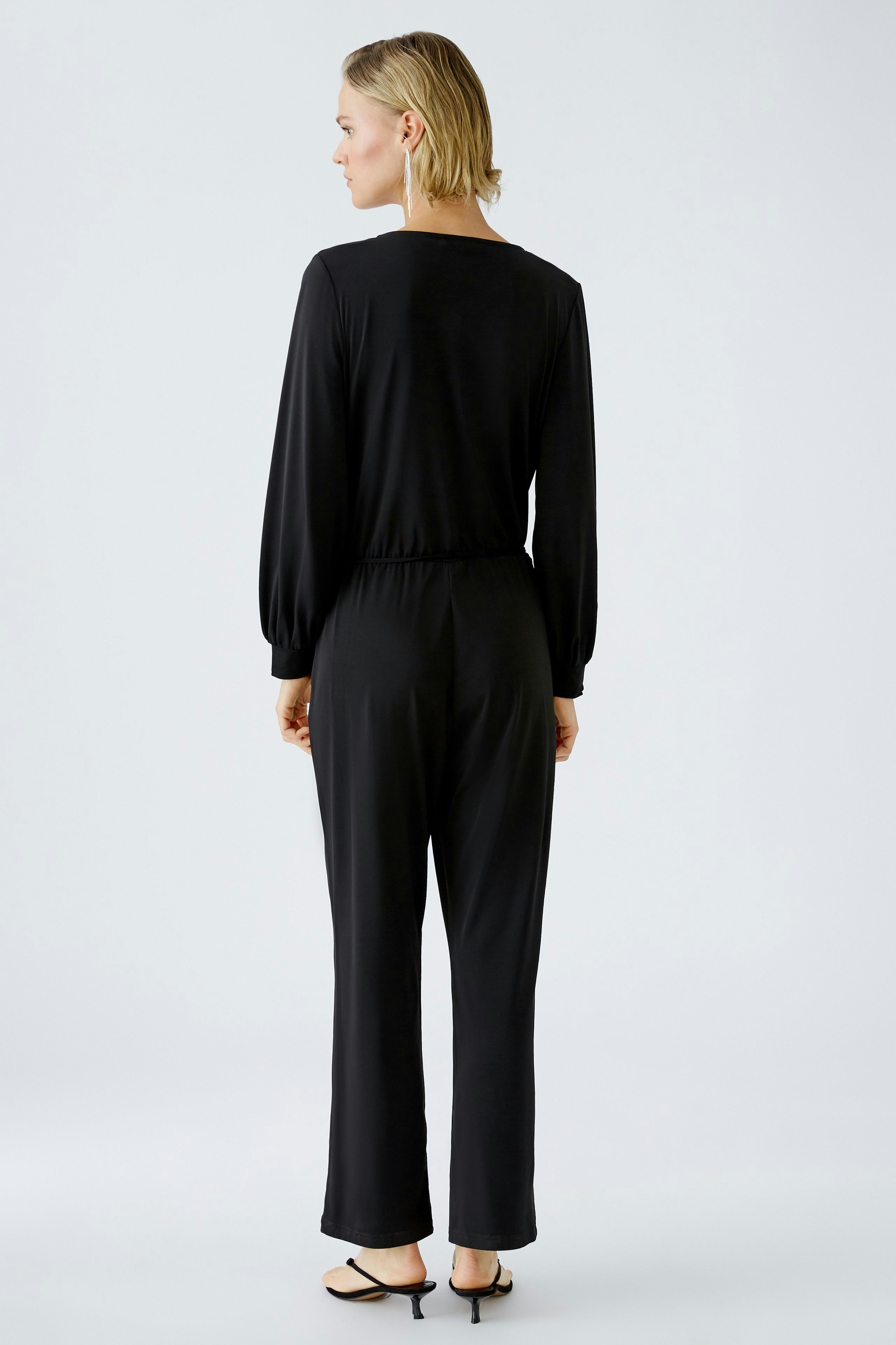 Y's 22SS RAYON BROAD JUMPSUIT 黒1 Y´s 22SS RAYON BROAD JUMPSUIT 黒1