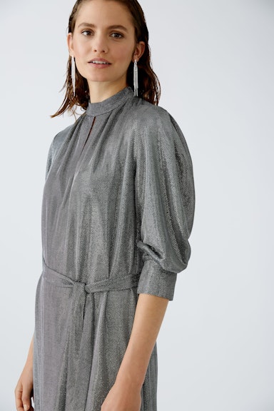 Bild 6 von Jersey dress viscose mixture in grey silver | Oui