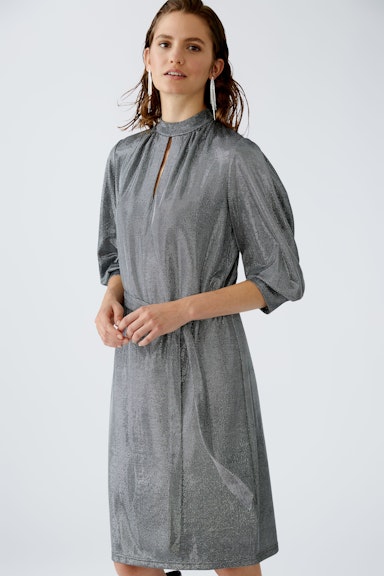 Bild 1 von Jersey dress viscose mixture in grey silver | Oui