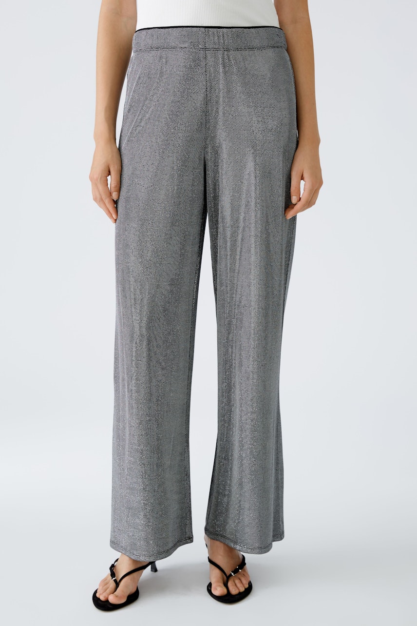 Bild 2 von Jersey trousers - grey silver in grey silver | Oui