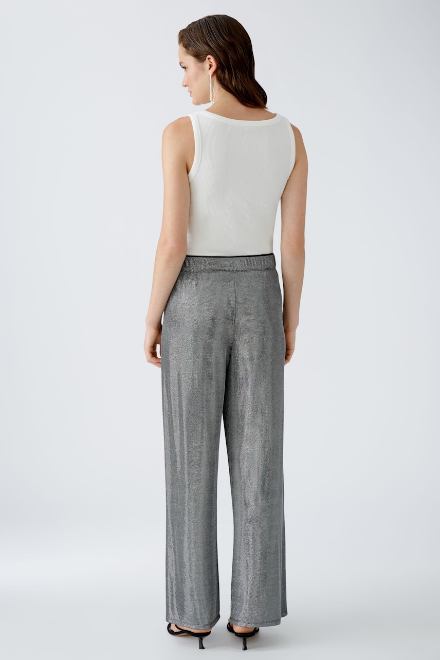 Bild 3 von Jersey trousers - grey silver in grey silver | Oui