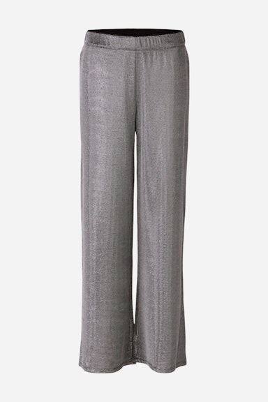 Bild 5 von Jersey trousers viscose mixture in grey silver | Oui