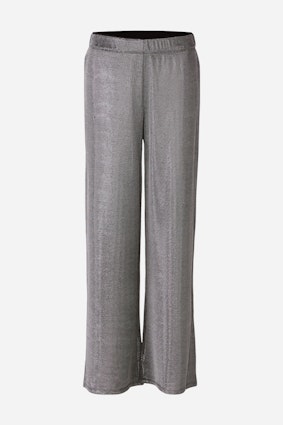 Jersey trousers - grey silver