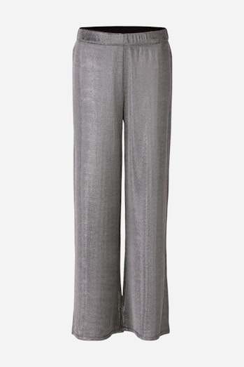 Jersey trousers - grey silver