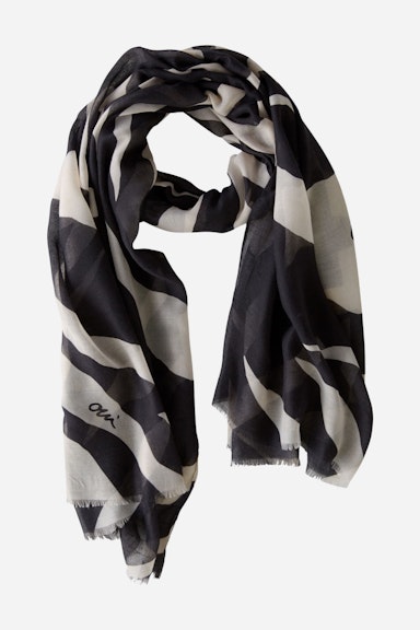 Bild 4 von Scarf - black offwhite in black offwhite | Oui