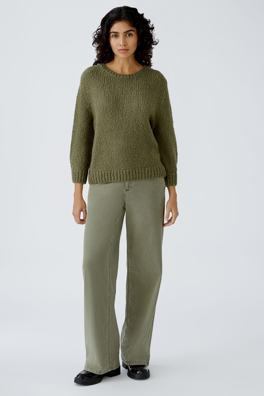 Bild 2 von Pullover - dusty olive in dusty olive | Oui