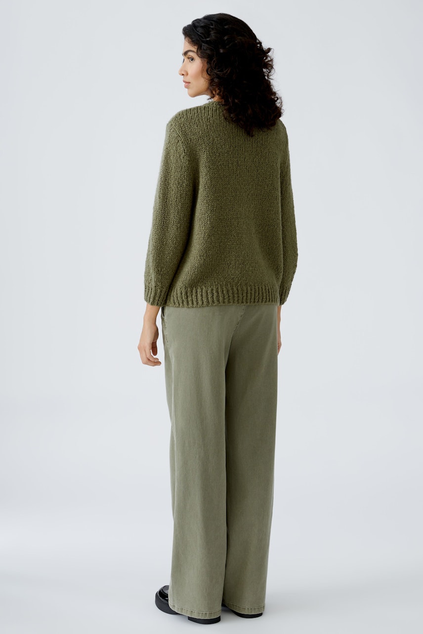 Bild 3 von Pullover - dusty olive in dusty olive | Oui