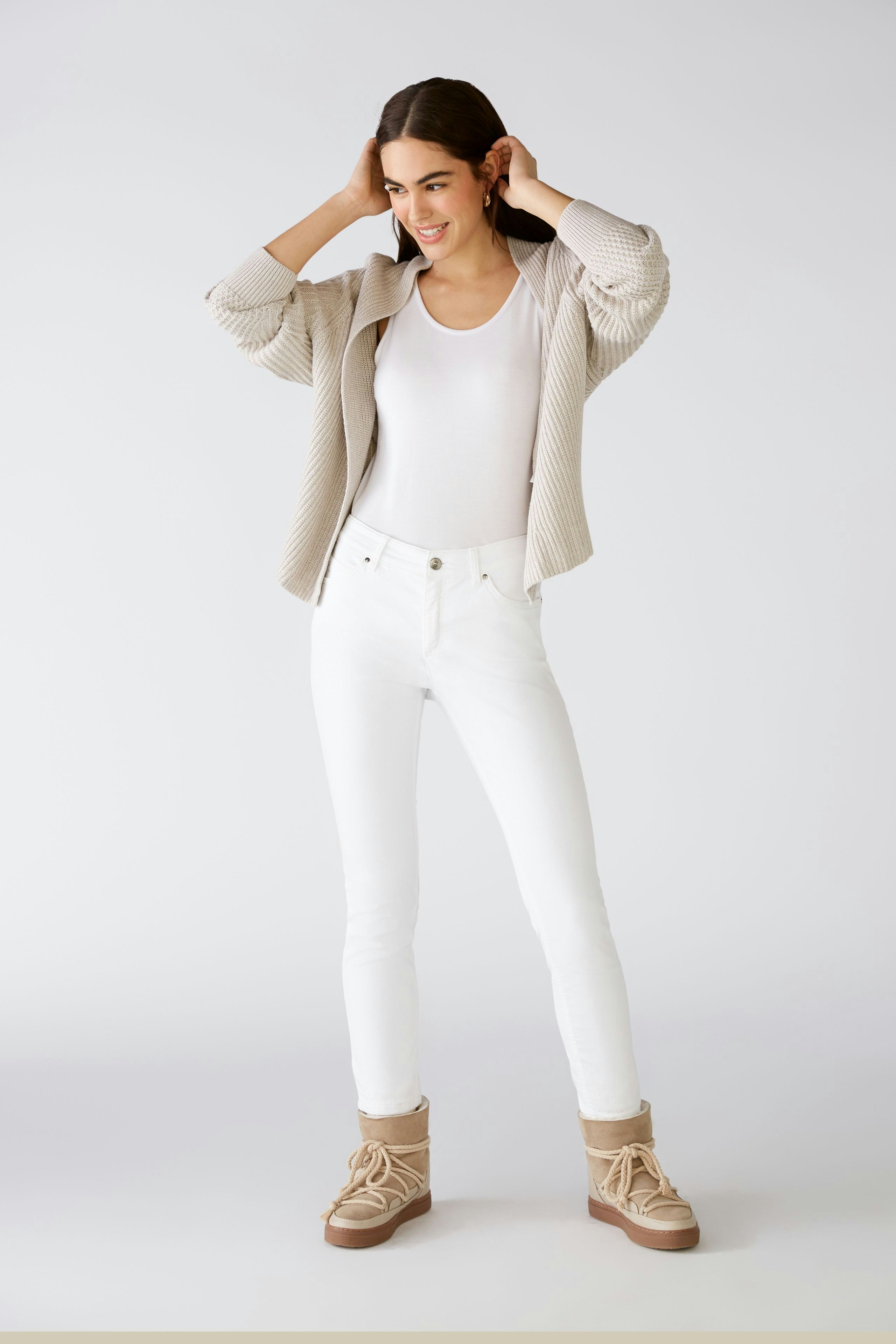 Bild 2 von BAXTOR cropped Jeggings - bright white in bright white | Oui