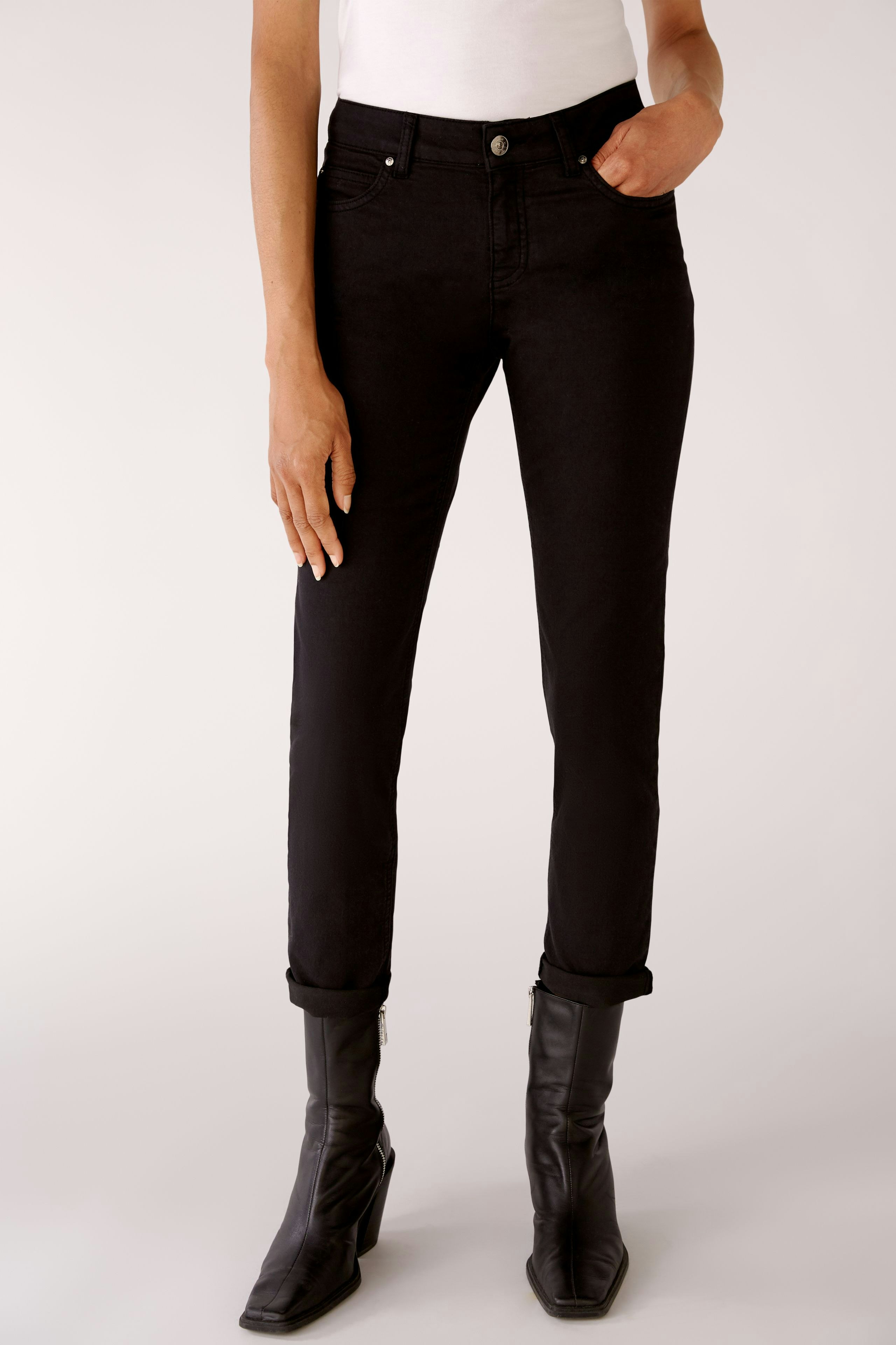 Bild 3 von BAXTOR cropped Jeggings - black in black | Oui
