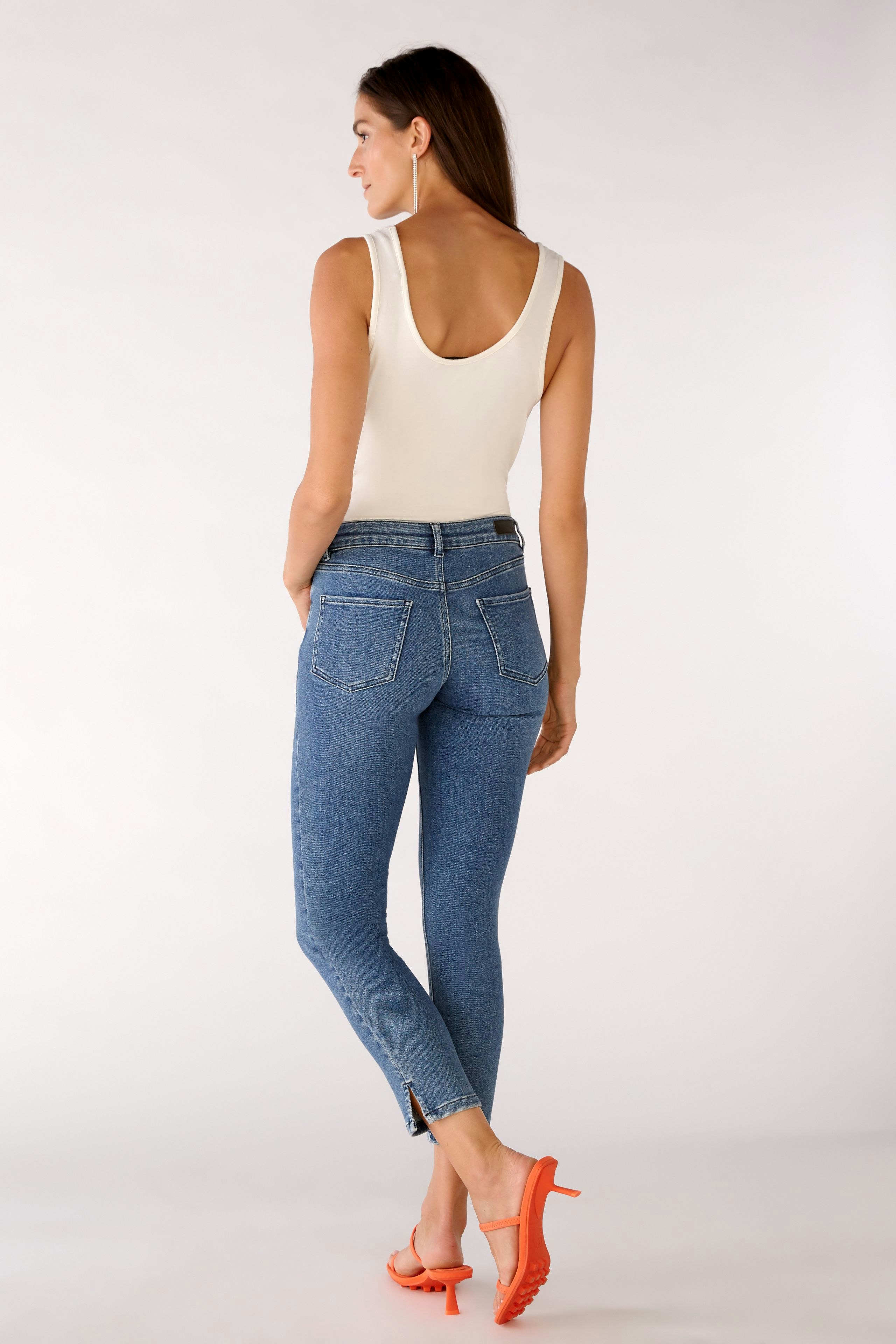 Bild 3 von Jeans the cropped - darkblue denim in darkblue denim | Oui