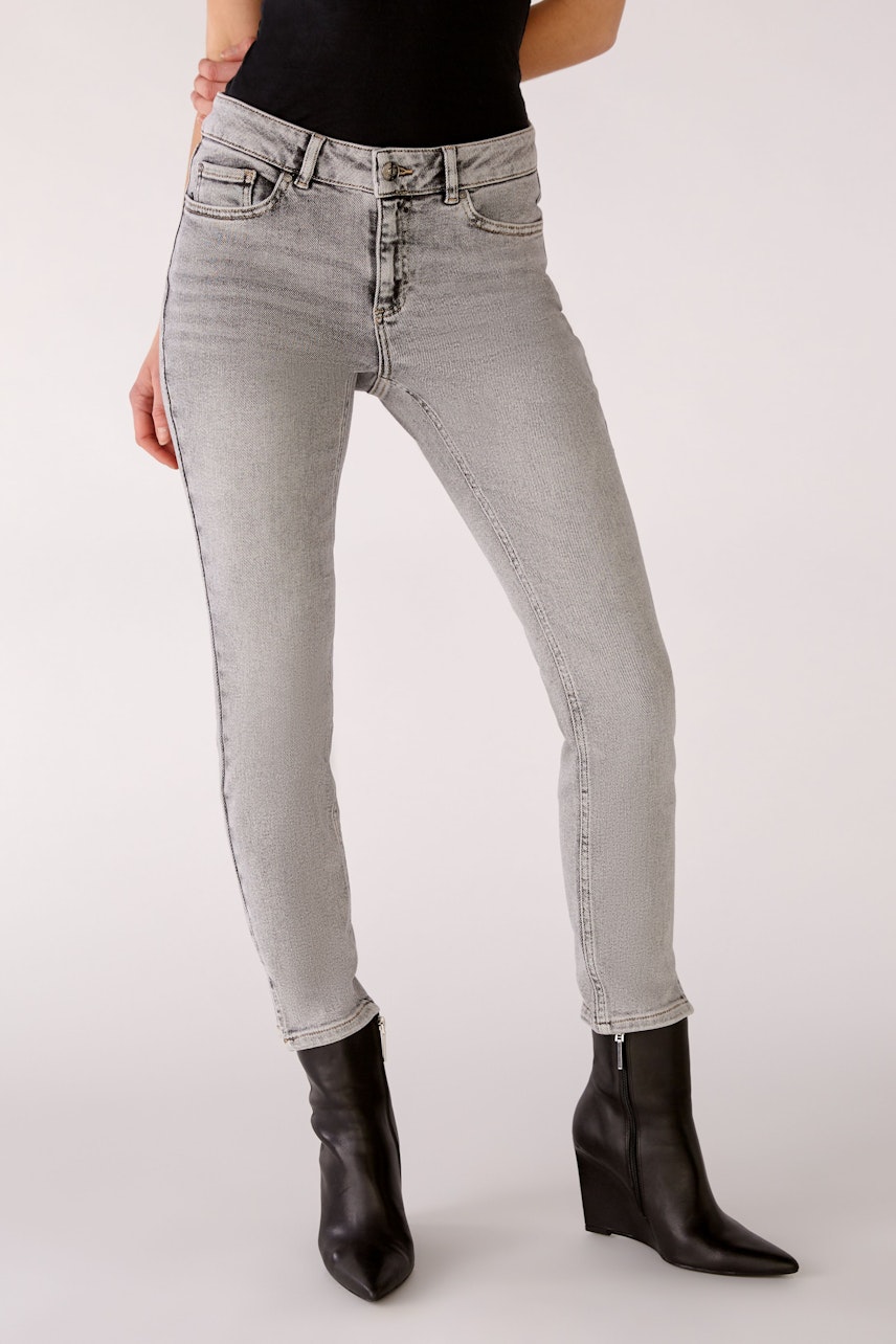 Bild 2 von Jeans the cropped - grey denim in grey denim | Oui