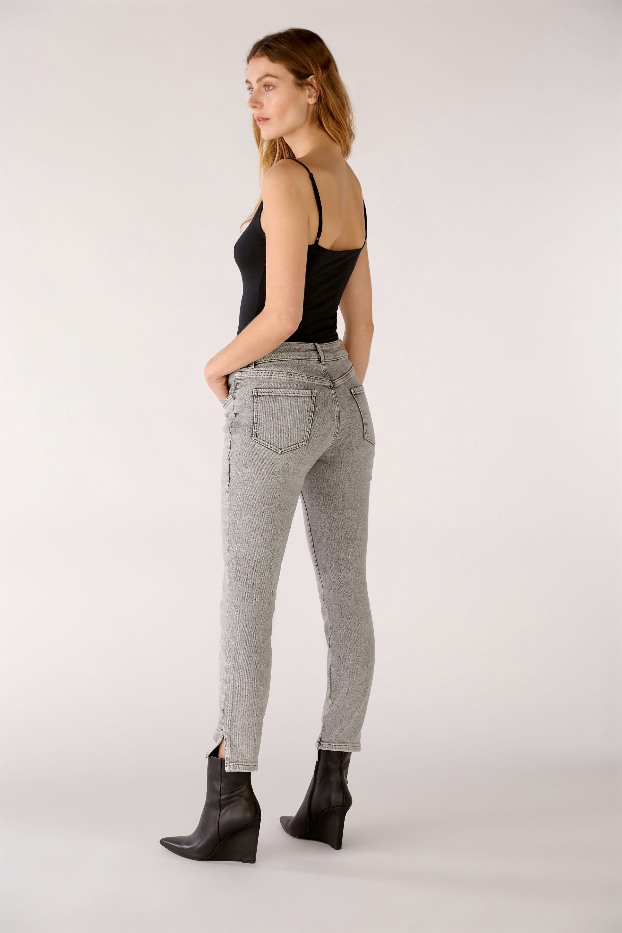 Bild 3 von Jeans THE CROPPED - grey denim in grey denim | Oui