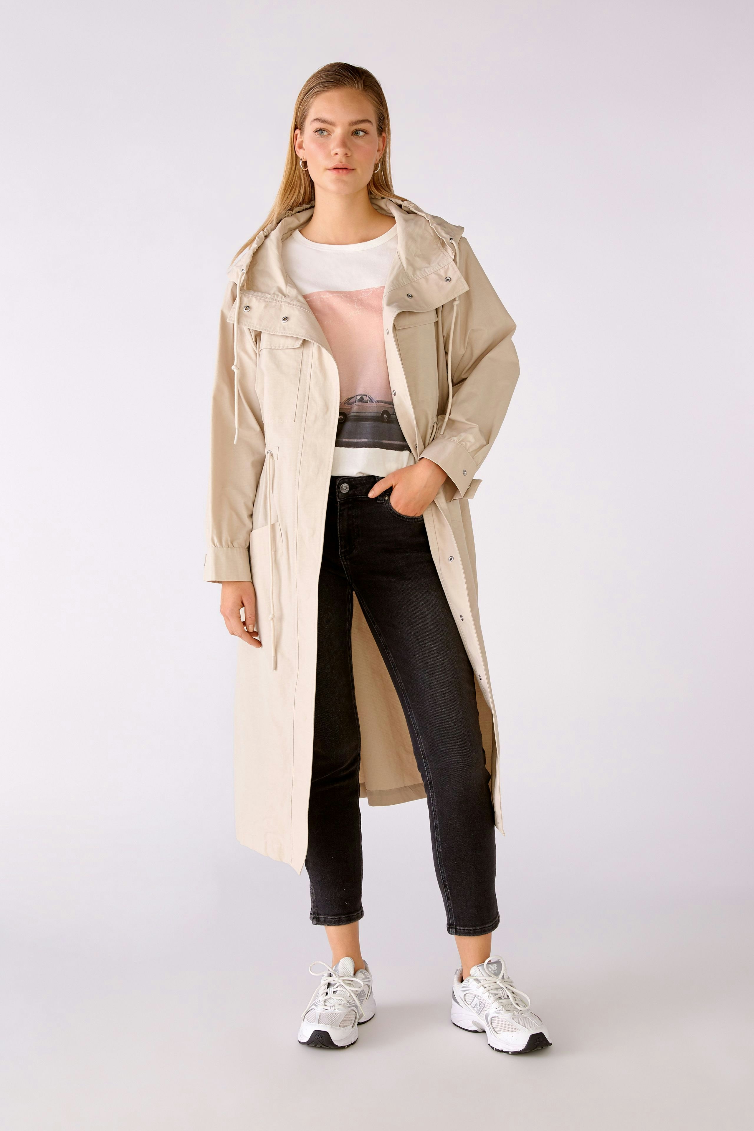 Bild 2 von Shortened length denim - darkgrey denim in darkgrey denim | Oui