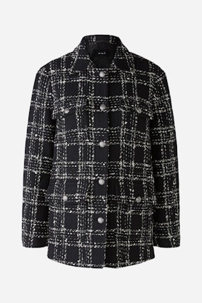 Jacket - black offwhite