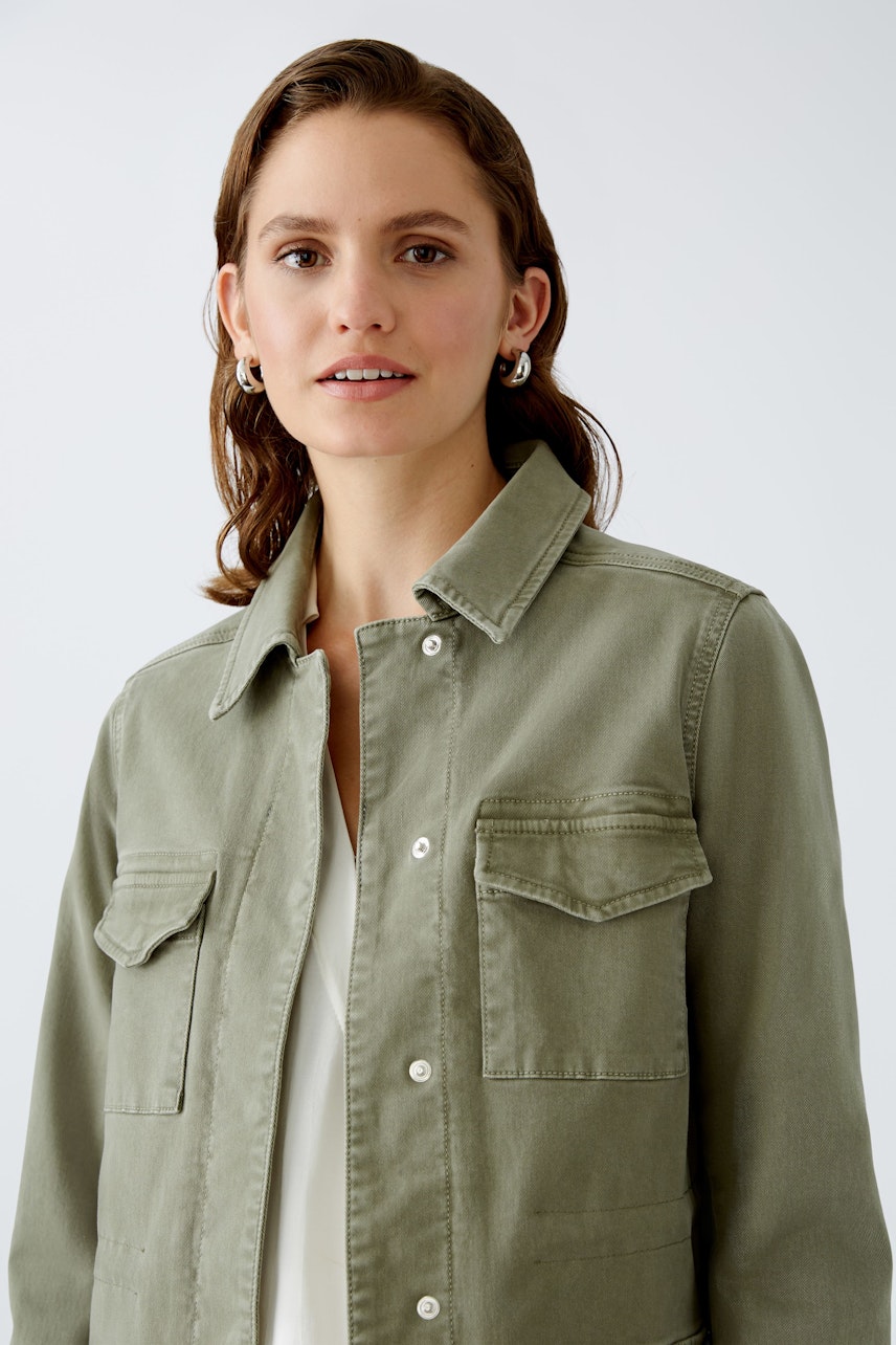 Bild 5 von Fieldjacket - dusty olive in dusty olive | Oui