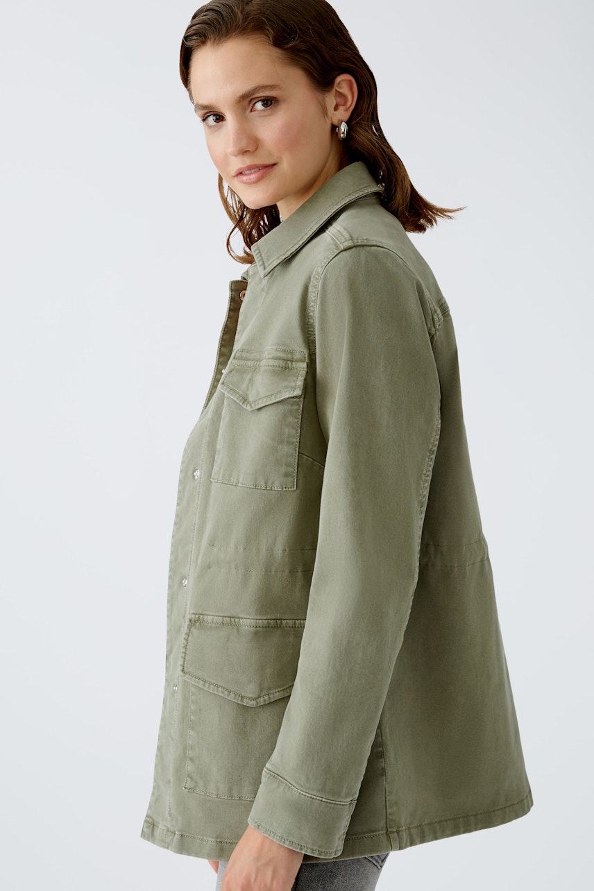 Bild 1 von Fieldjacket - dusty olive in dusty olive | Oui