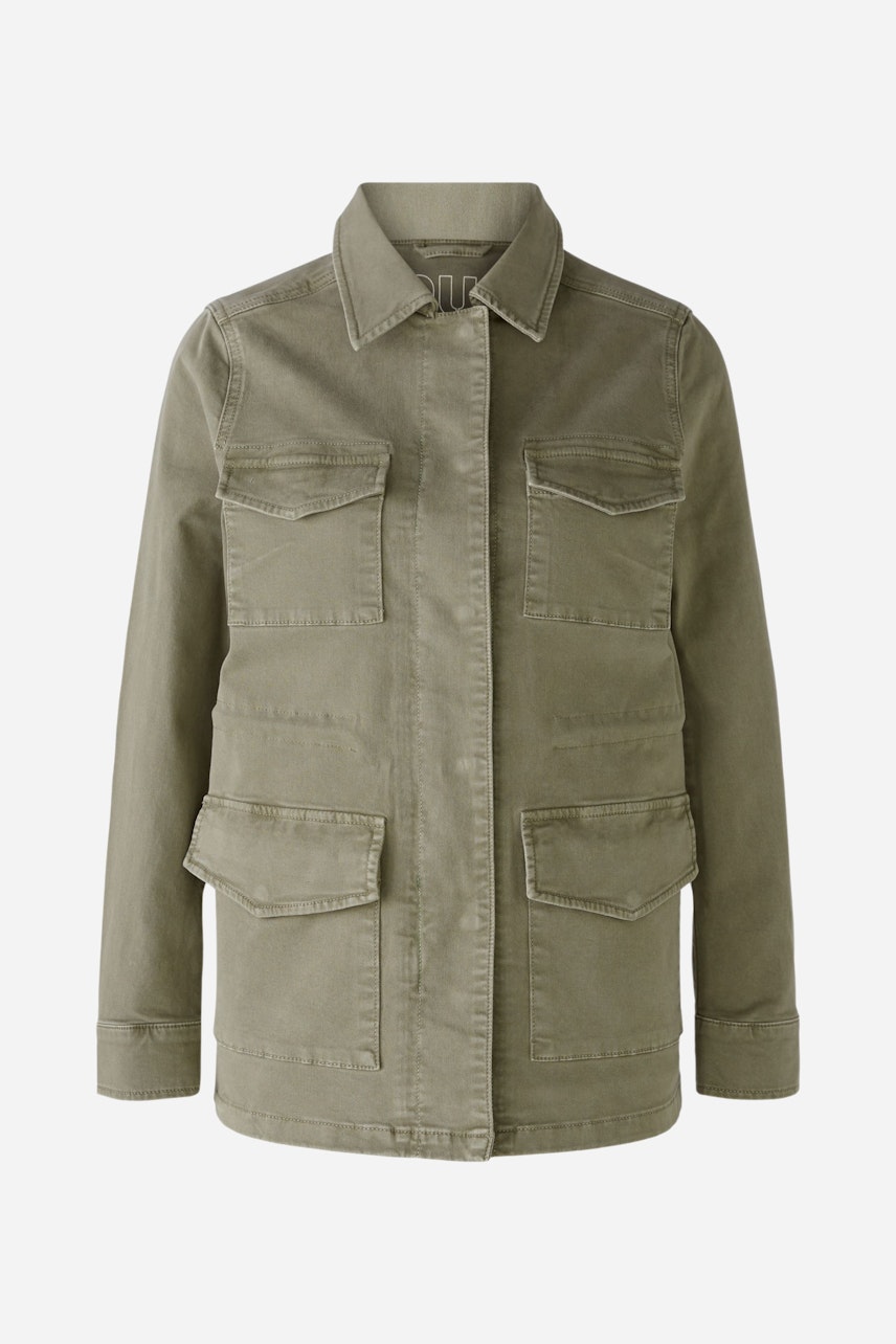 Bild 8 von Fieldjacket - dusty olive in dusty olive | Oui