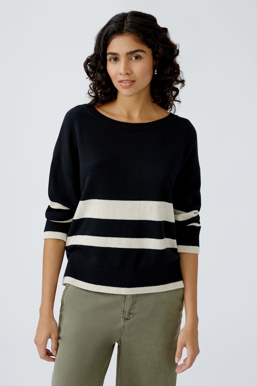 Bild 1 von Pullover - black offwhite in black offwhite | Oui