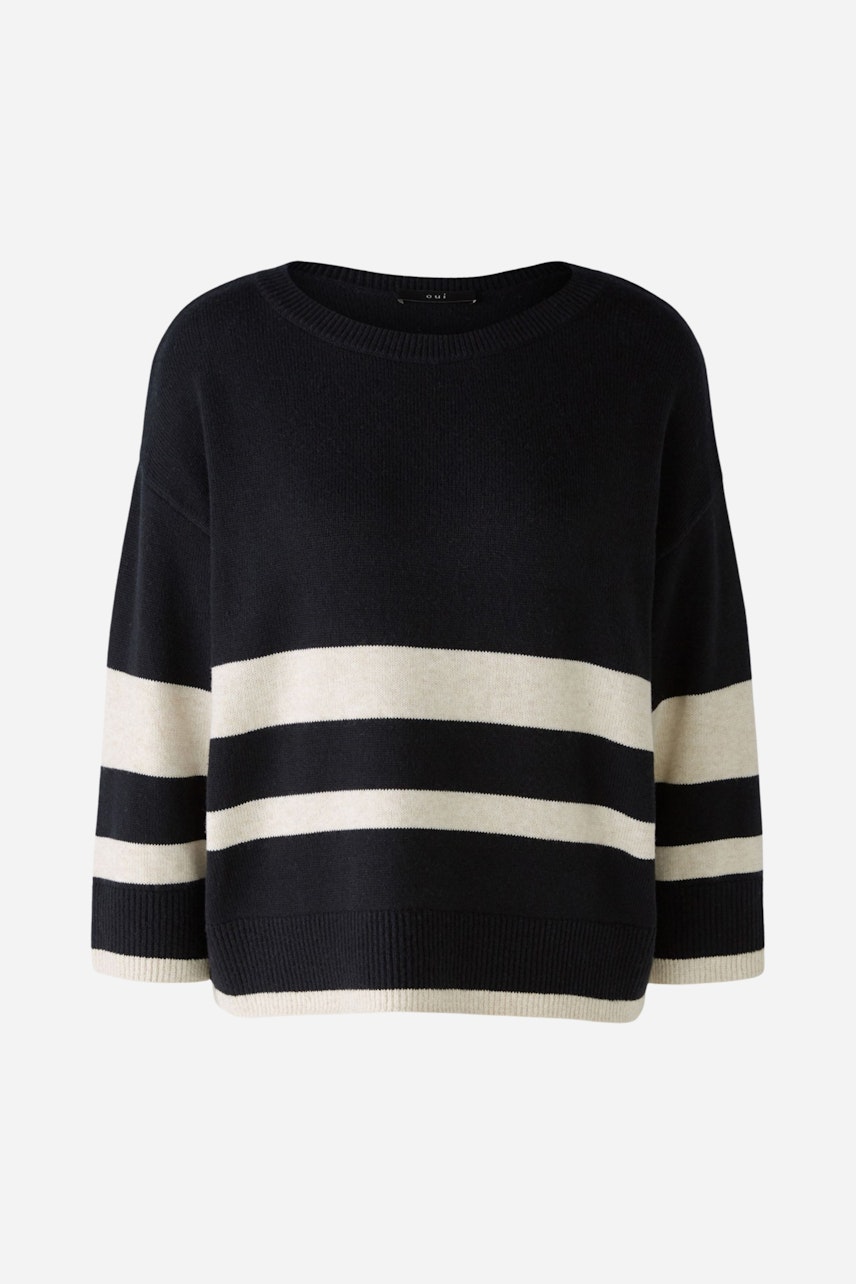 Bild 6 von Pullover - black offwhite in black offwhite | Oui