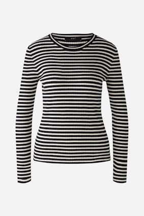 Pullover - black offwhite