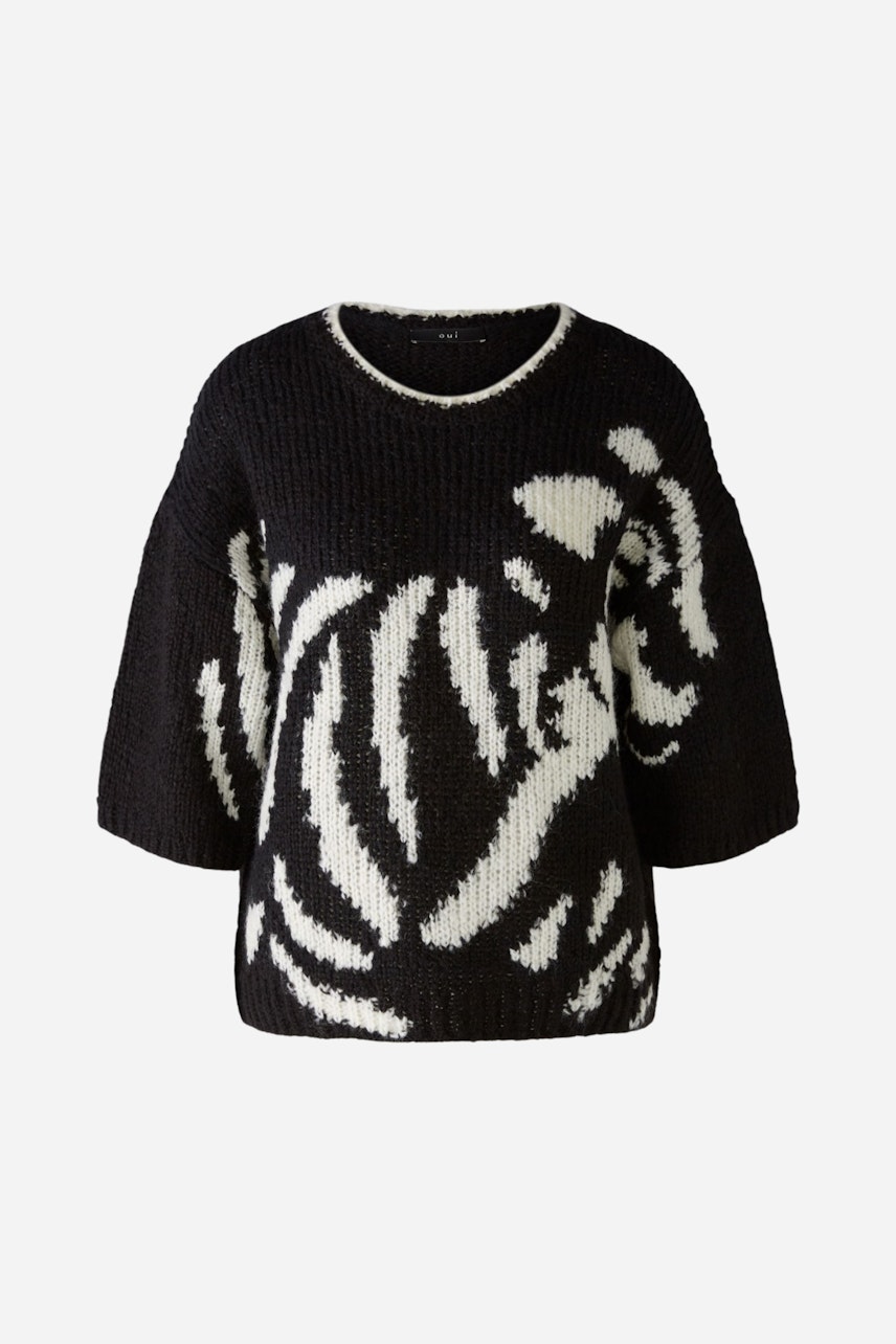 Bild 6 von Pullover - black offwhite in black offwhite | Oui