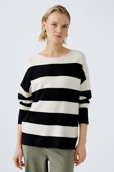 Bild 2 von Pullover - black offwhite in black offwhite | Oui