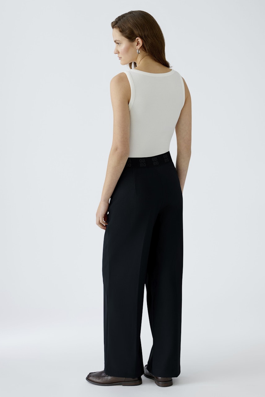 Bild 3 von Trousers - black in black | Oui