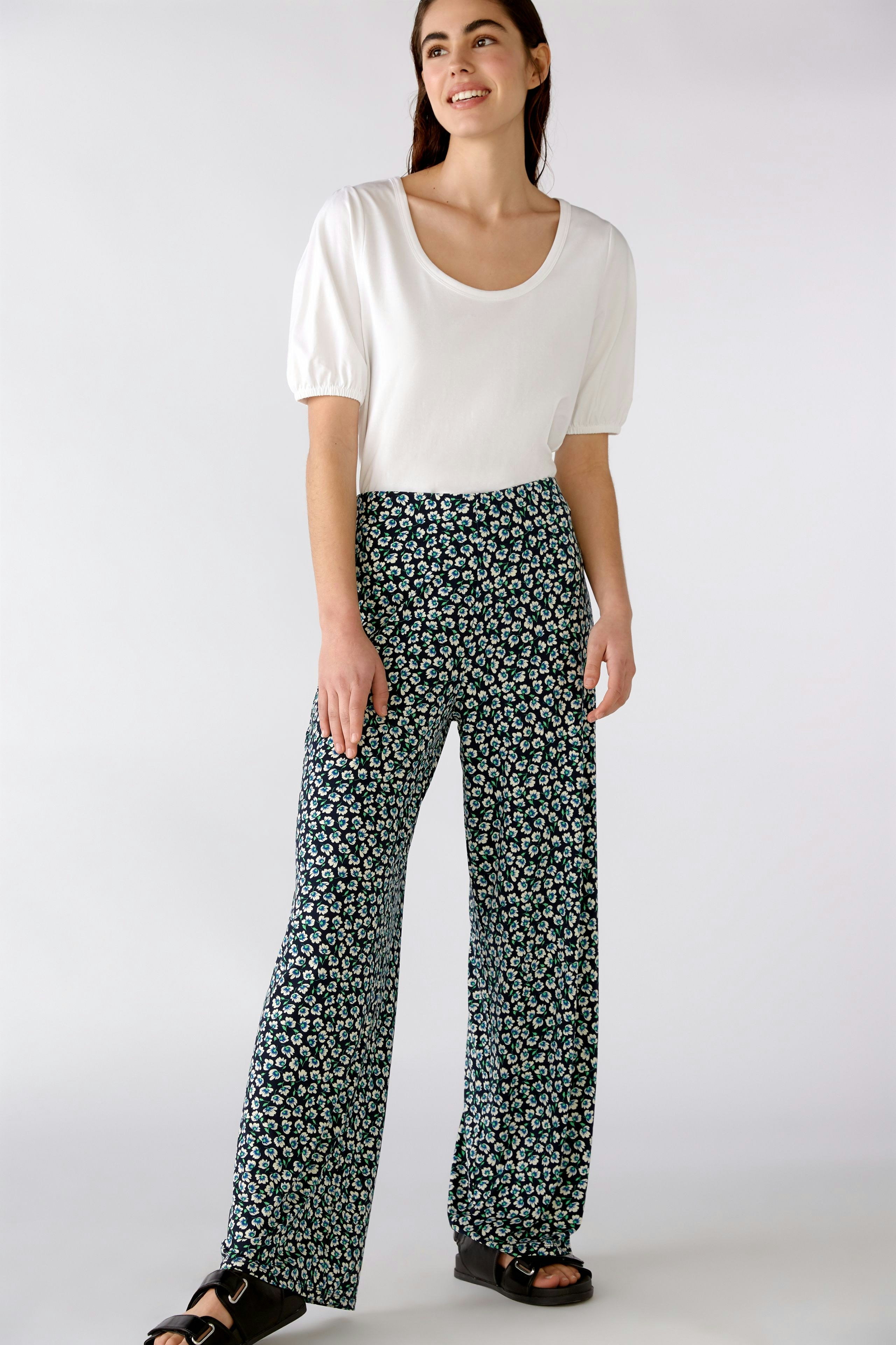 Bild 6 von Slinky trousers - dark blue white in dark blue white | Oui