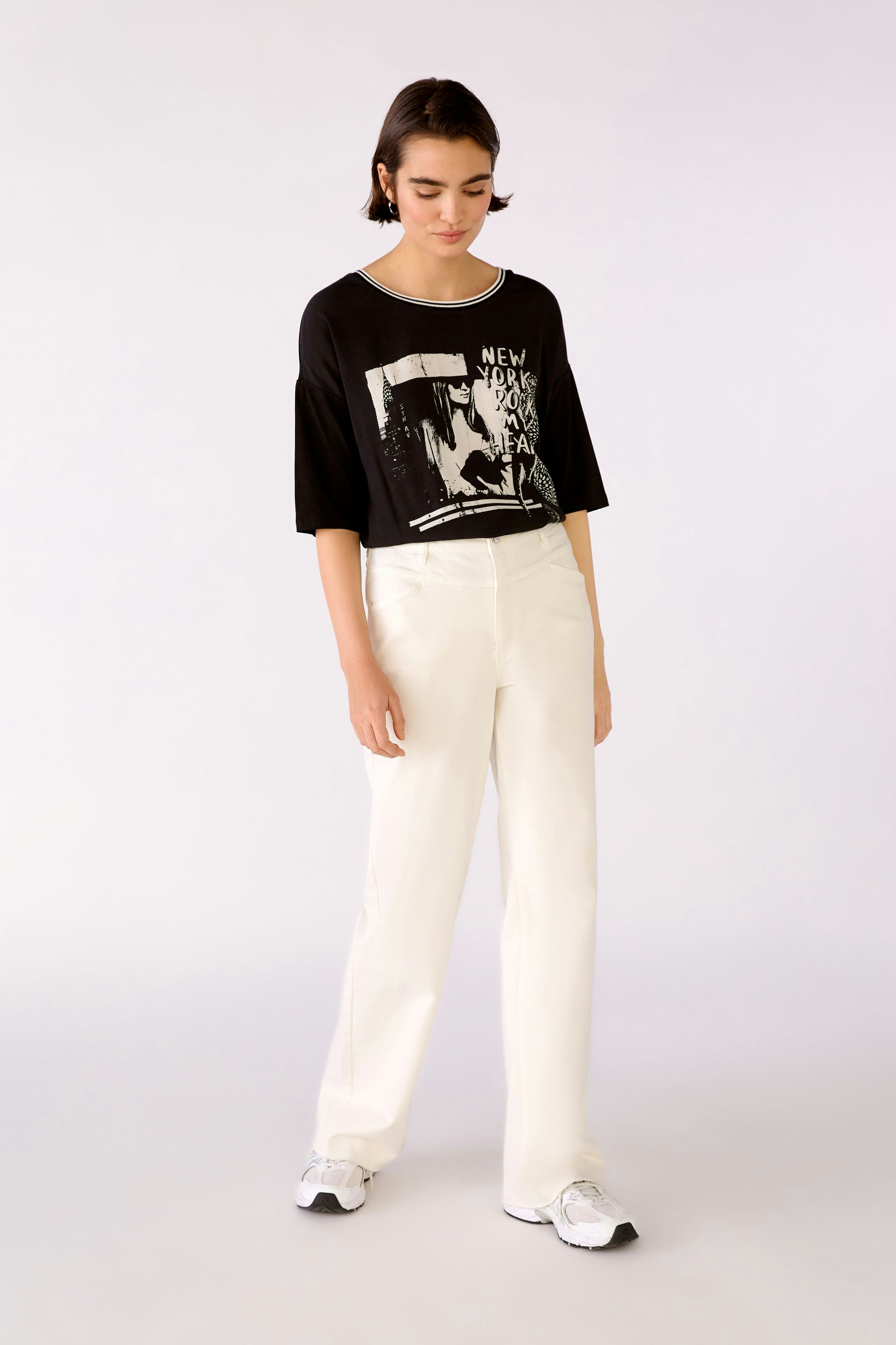 Bild 2 von Blusenshirt - black in black | Oui