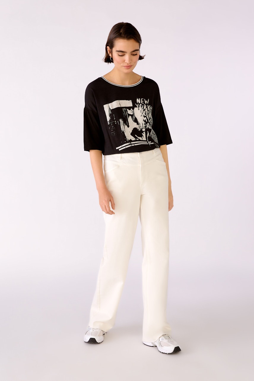 Bild 2 von Blouse shirt - black in black | Oui